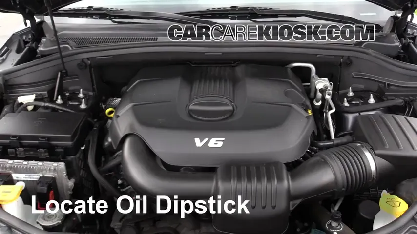 2014 Dodge Durango SXT 3.6L V6 FlexFuel Huile Vérifier le niveau de l'huile